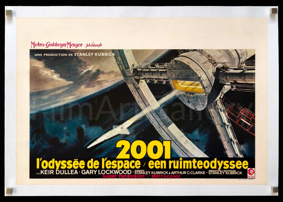 2001 A Space Odyssey Original Vintage Movie Poster