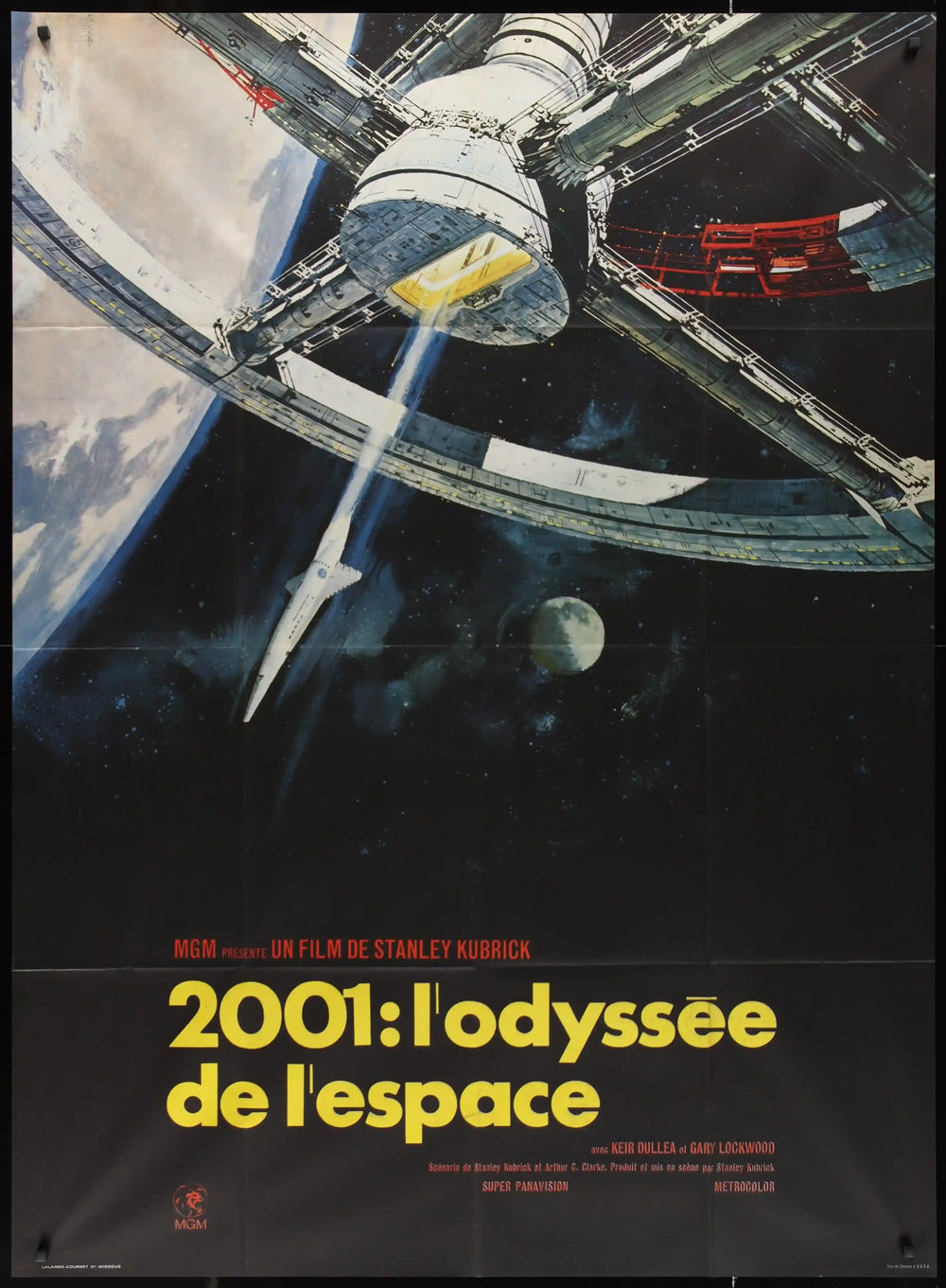 2001 A Space Odyssey Original Vintage Movie Poster