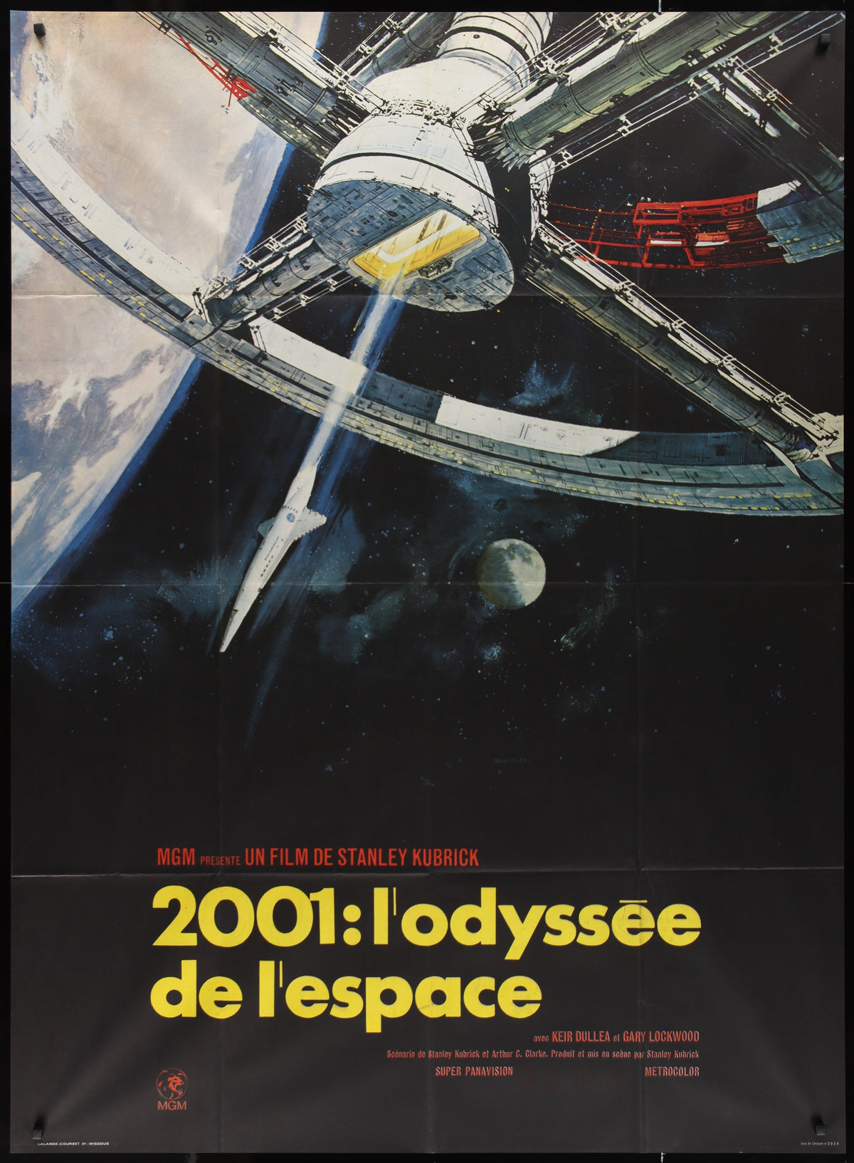 2001 A Space Odyssey Original Vintage Movie Poster