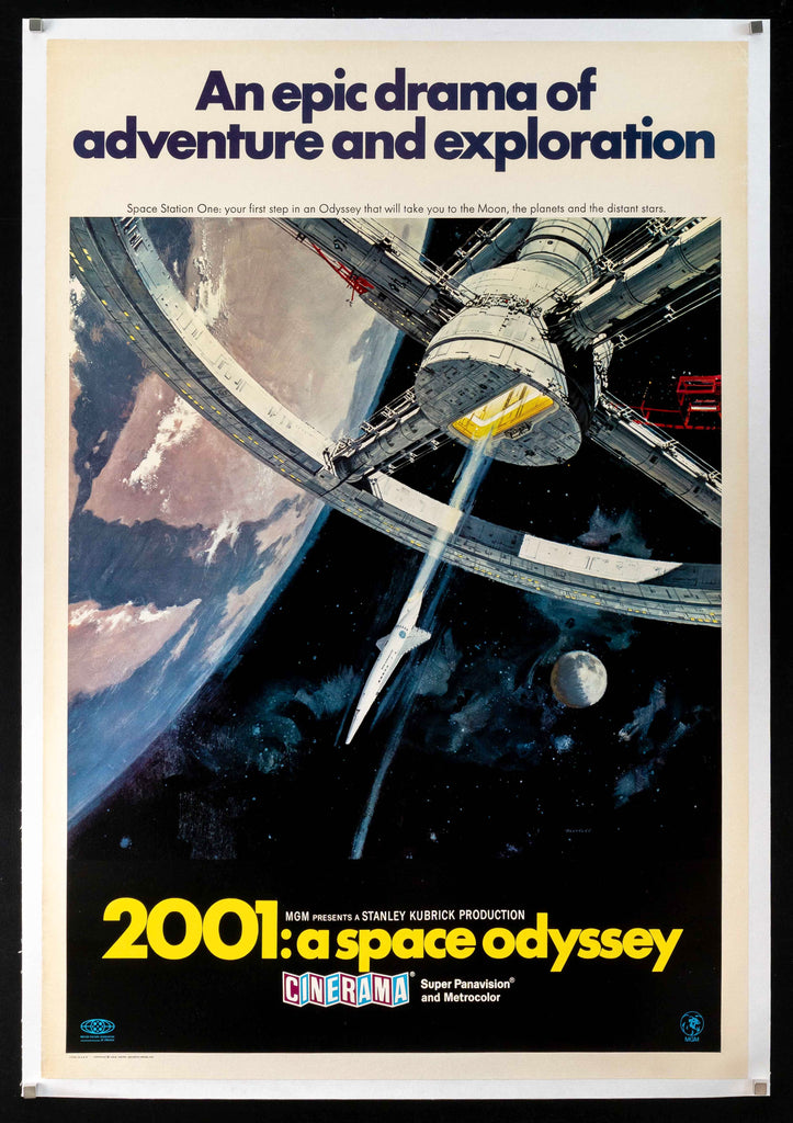 2001 A Space Odyssey Original Vintage Movie Poster