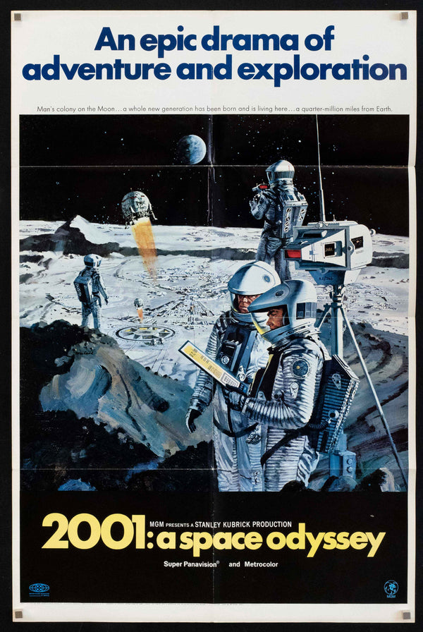 2001 A Space Odyssey Original Vintage Movie Poster