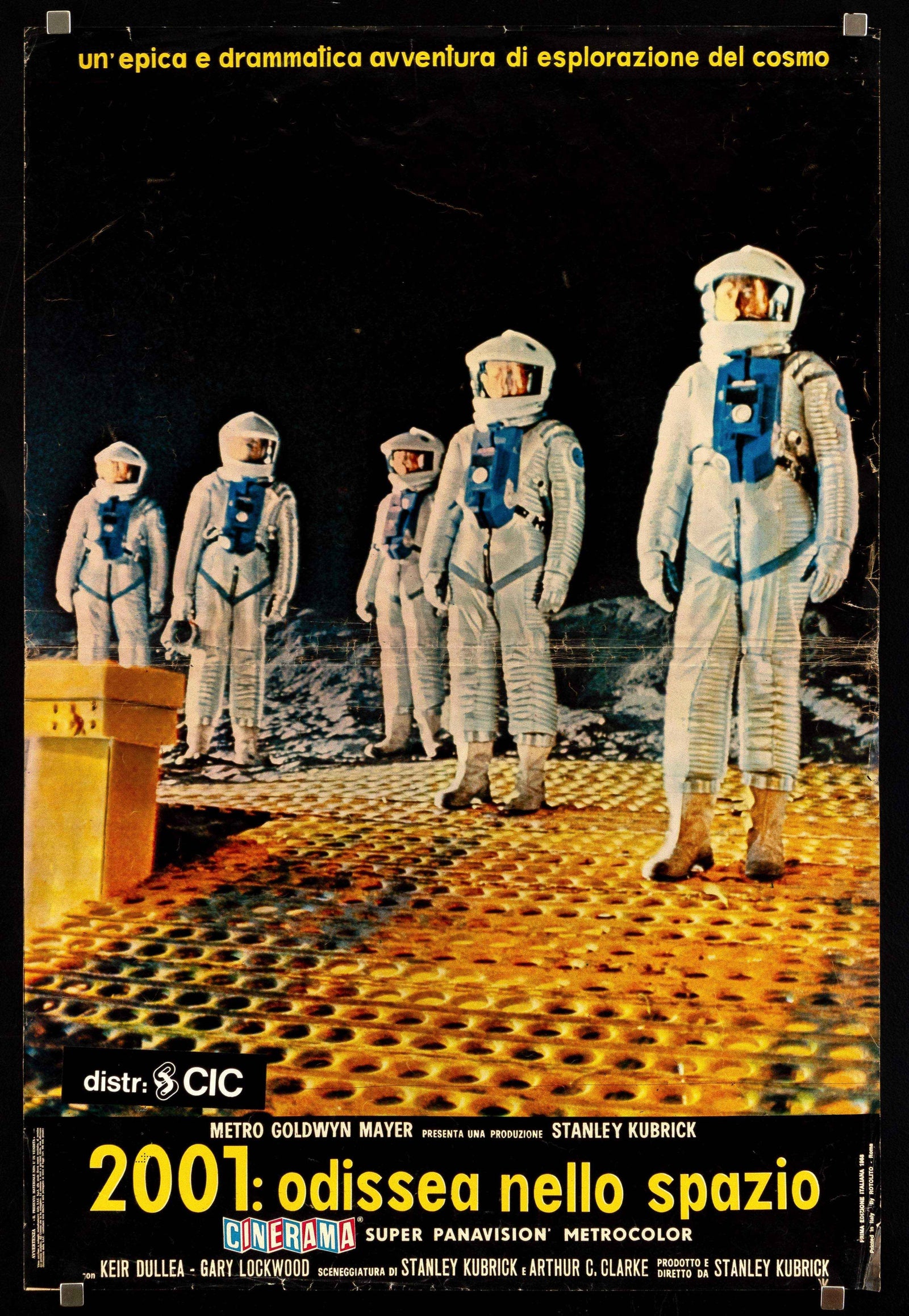 2001 A Space Odyssey Original Vintage Movie Poster