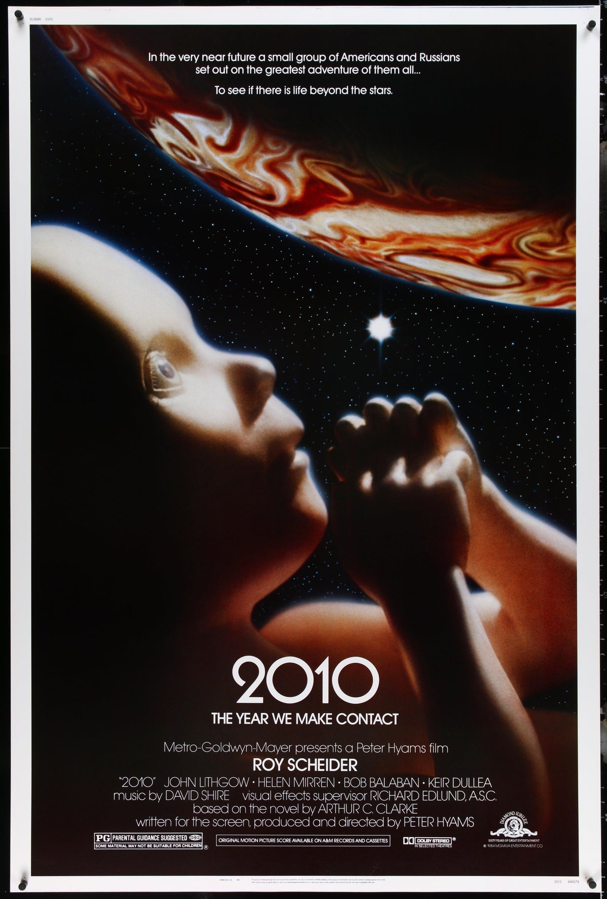 2010: The Year We Make Contact Original Vintage Movie Poster