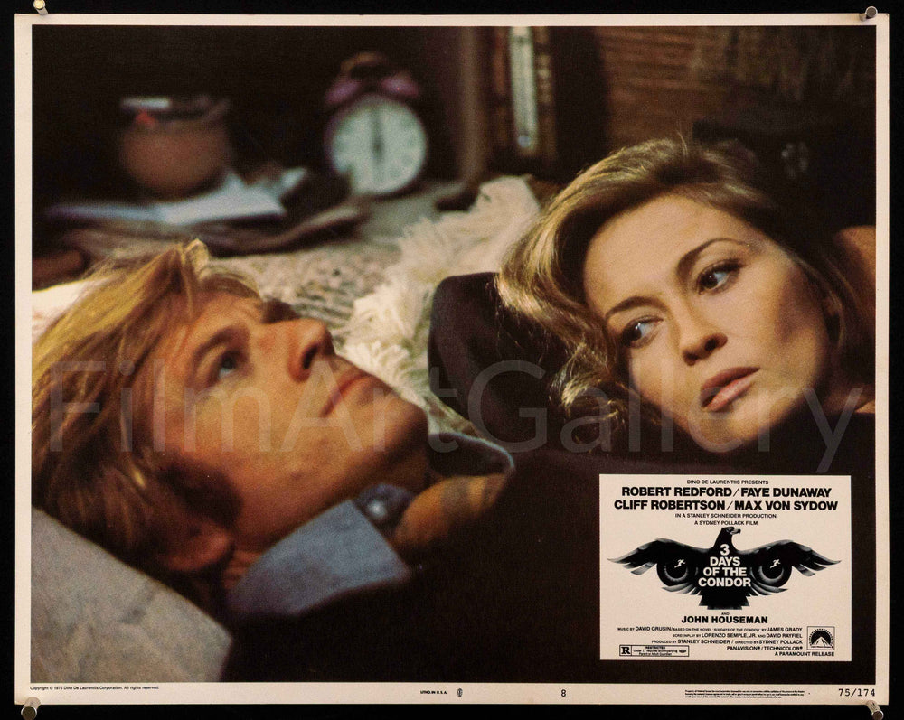 3 Days of the Condor Original Vintage Movie Poster