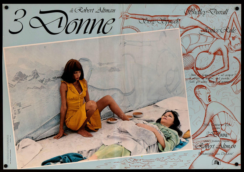 3 Women Italian Photobusta (18x26) Original Vintage Movie Poster