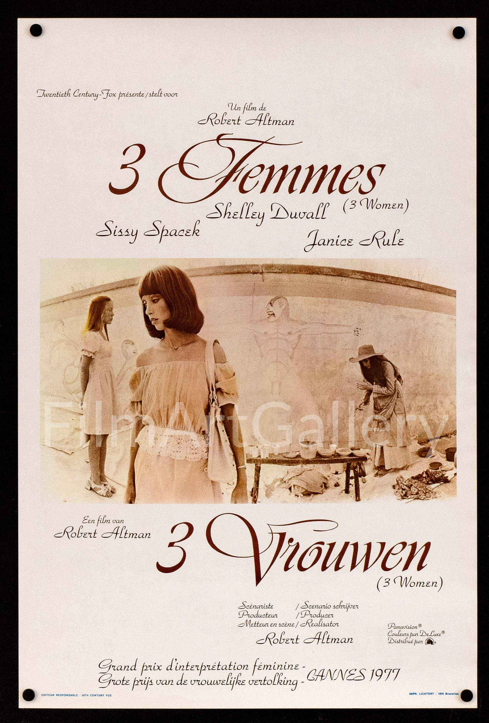 3 Women Original Vintage Movie Poster