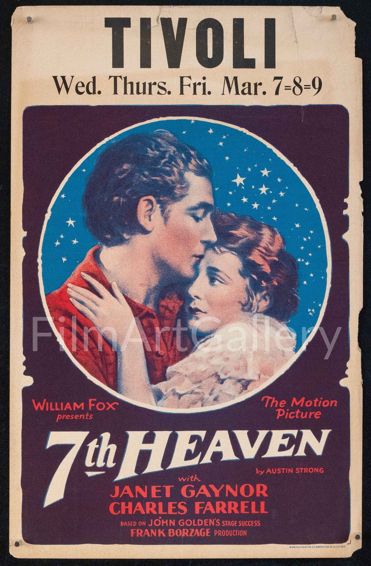 7th Heaven Original Vintage Movie Poster
