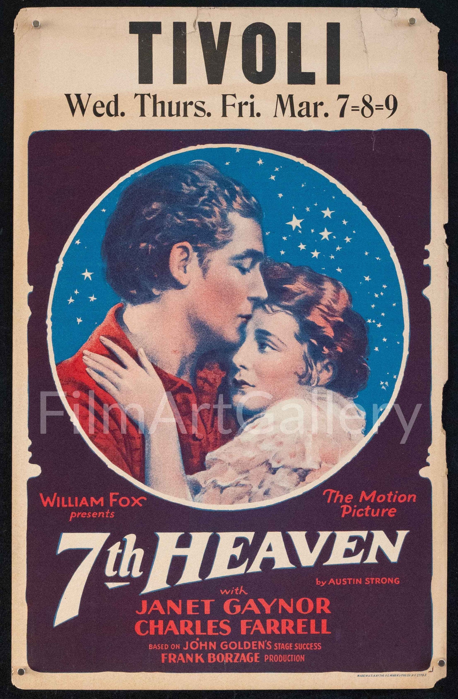 7th Heaven Original Vintage Movie Poster