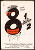 8 1/2 (Eight and a Half) German A1 (23x33) Original Vintage Movie Poster