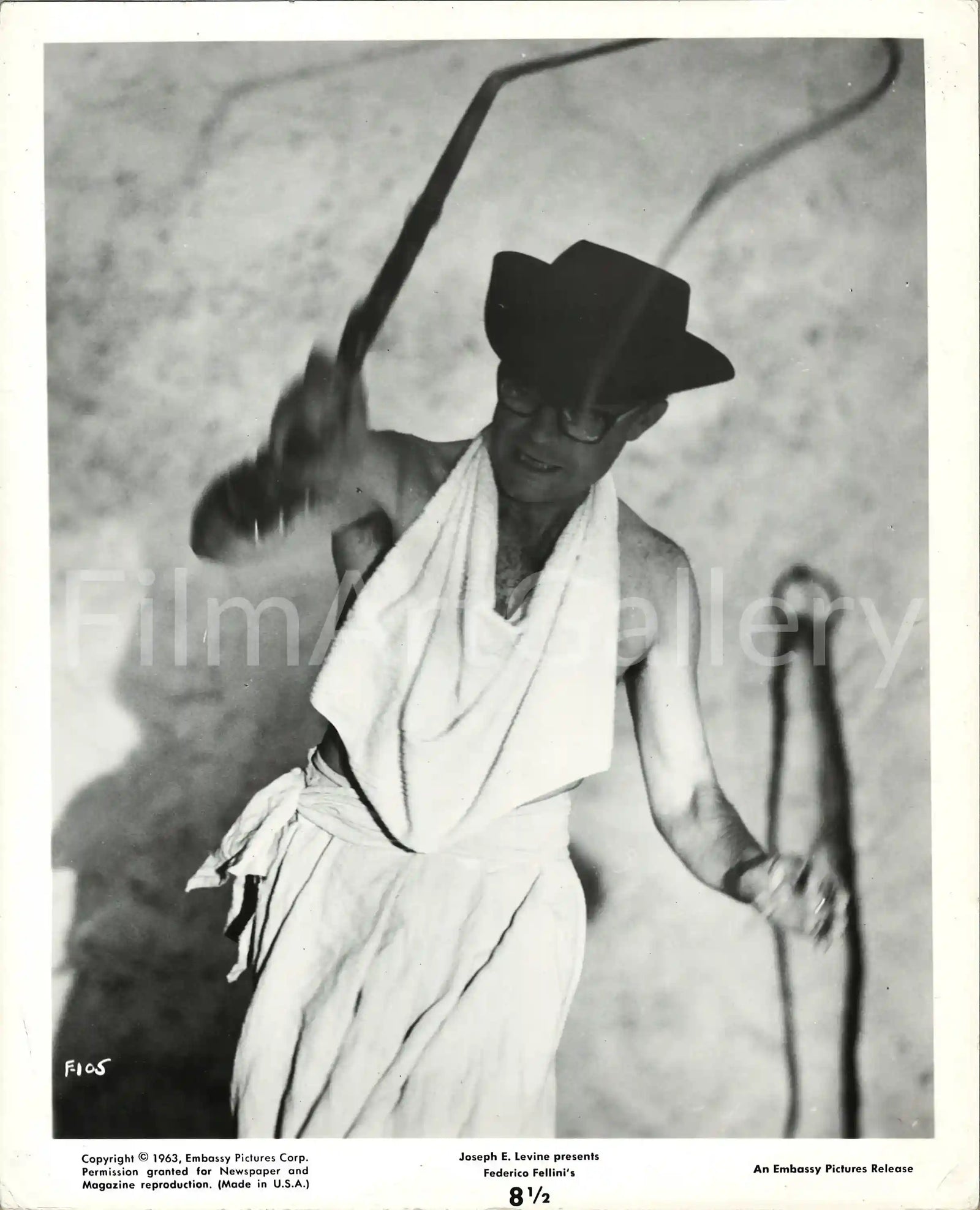 8 1/2 (Eight and a Half) Original Vintage Movie Poster