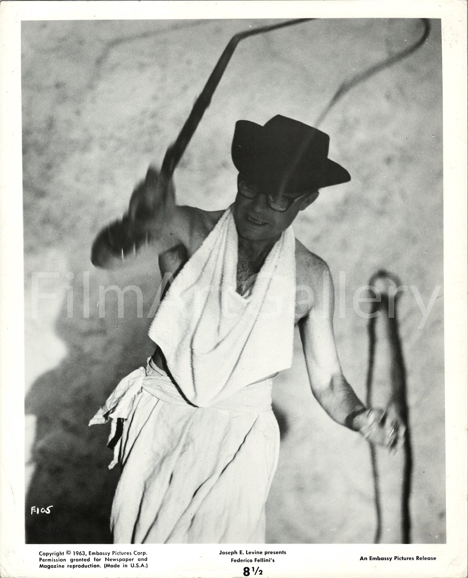 8 1/2 (Eight and a Half) Original Vintage Movie Poster