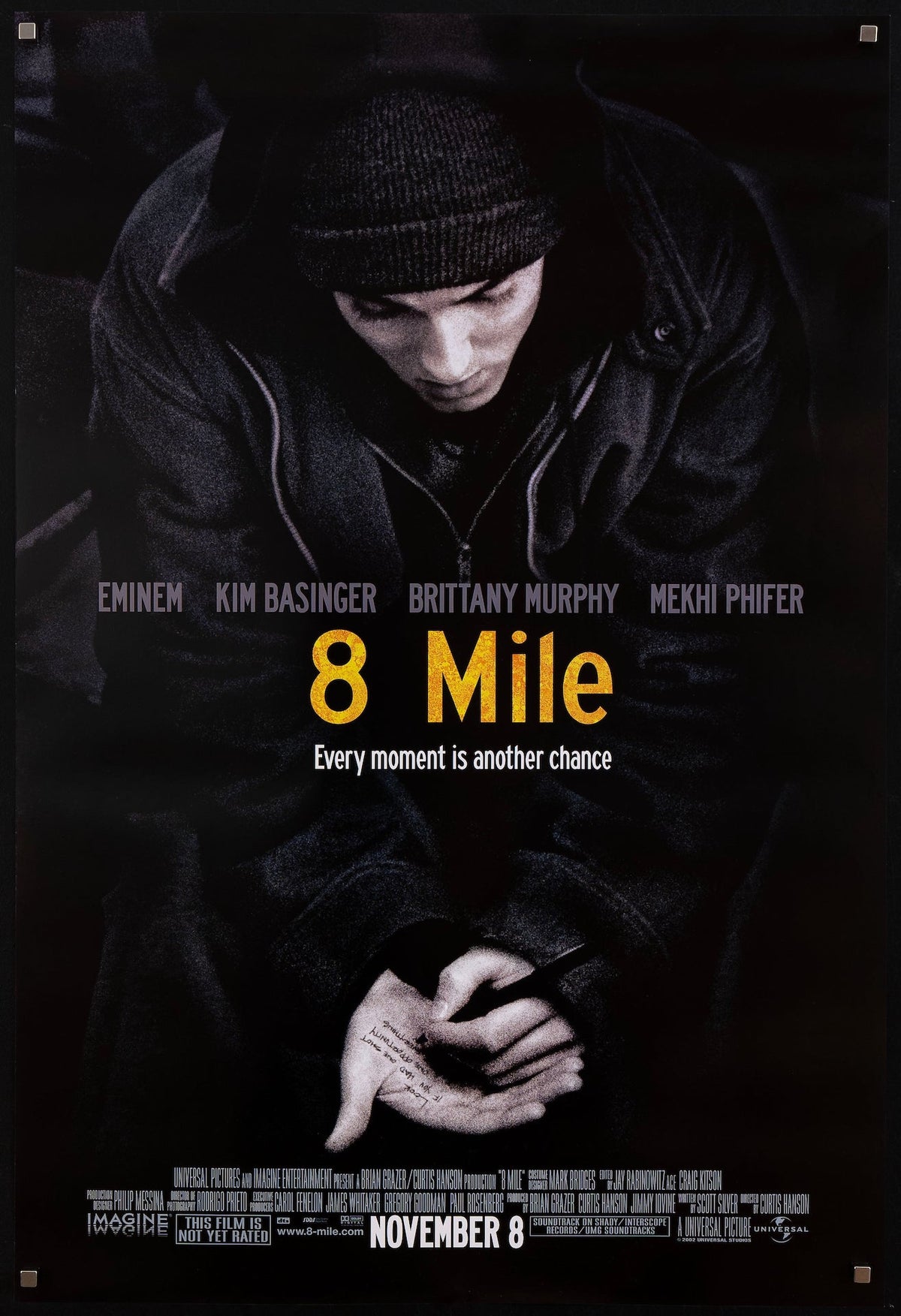 8 Mile Original Vintage Movie Poster