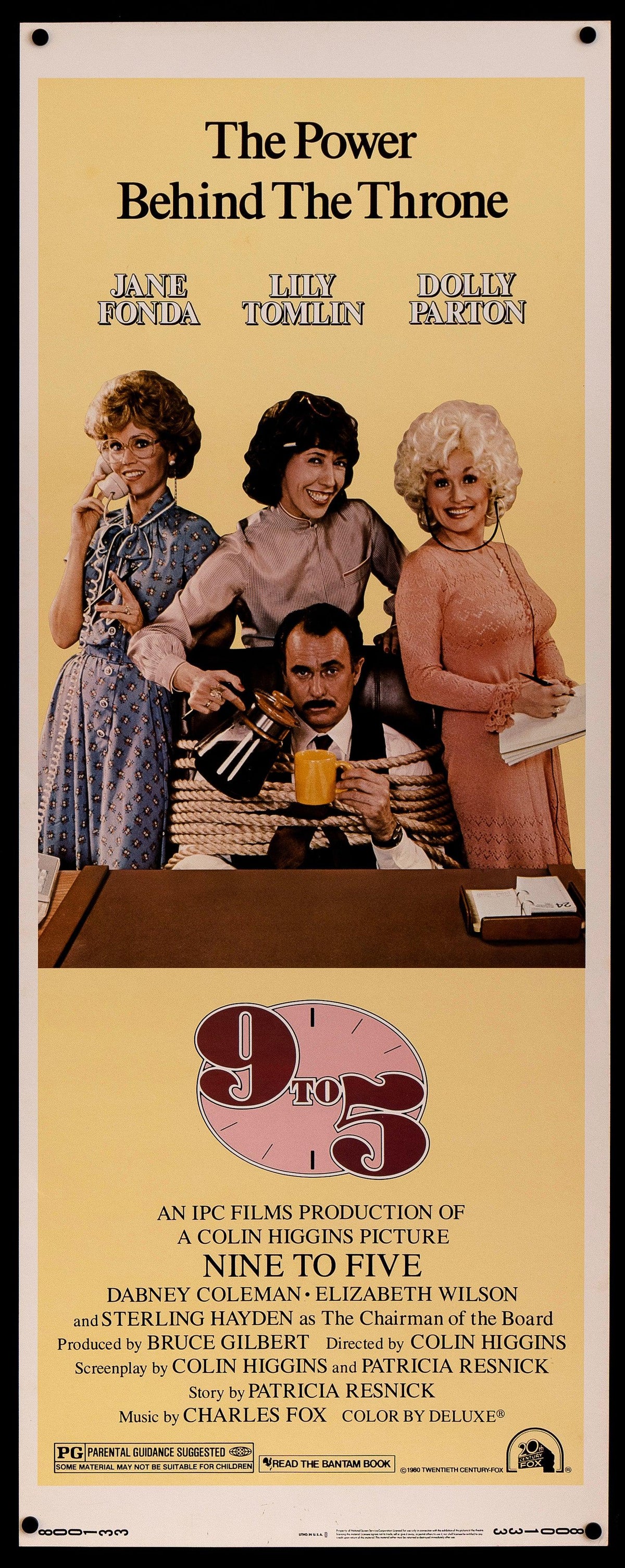 9 to 5 (Nine to Five) Insert (14x36) Original Vintage Movie Poster