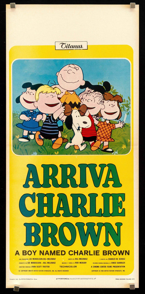 A Boy Named Charlie Brown Original Vintage Movie Poster