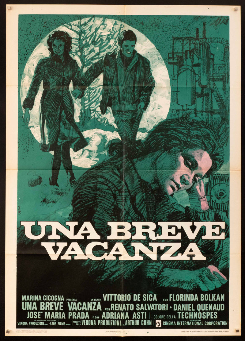 A Brief Vacation Italian 2 foglio (39x55) Original Vintage Movie Poster