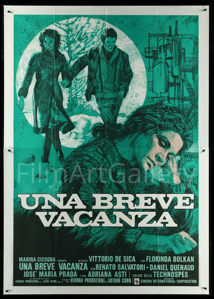 A Brief Vacation Italian 4 Foglio (55x78) Original Vintage Movie Poster