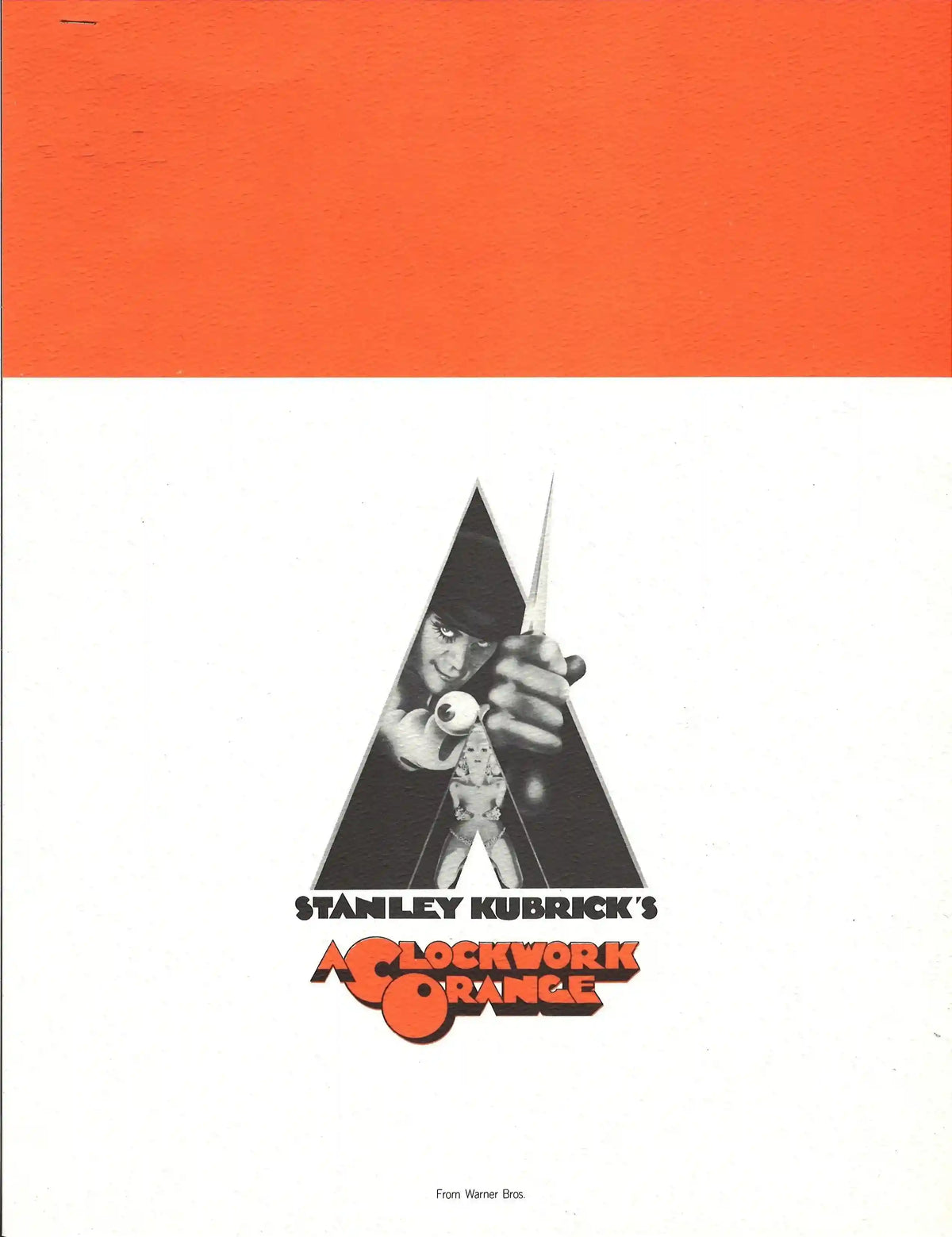 A Clockwork Orange Original Vintage Movie Poster