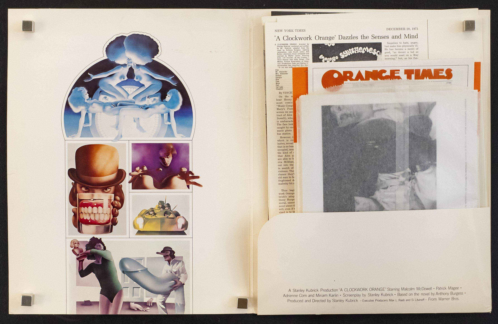 A Clockwork Orange Original Vintage Movie Poster