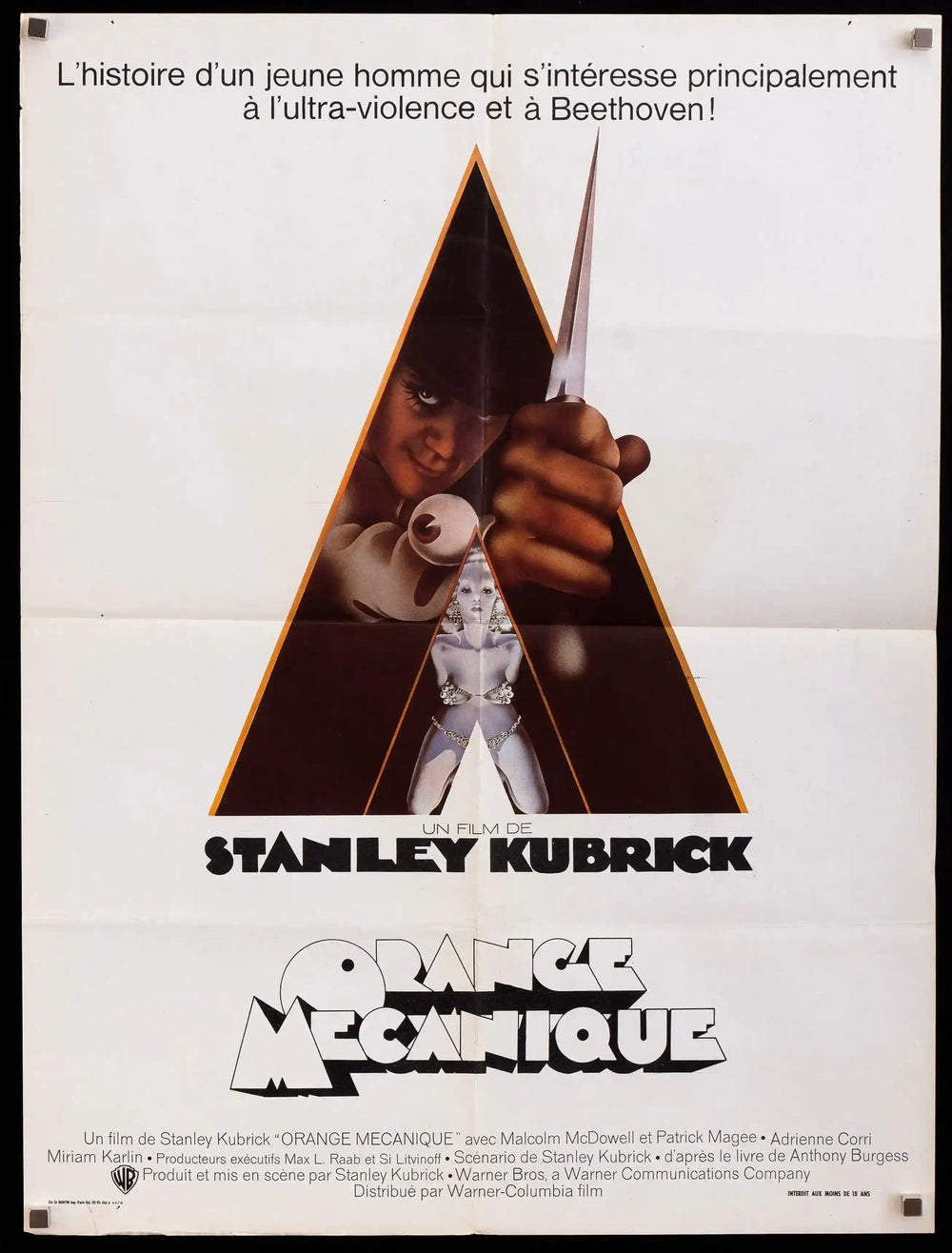 A Clockwork Orange Original Vintage Movie Poster