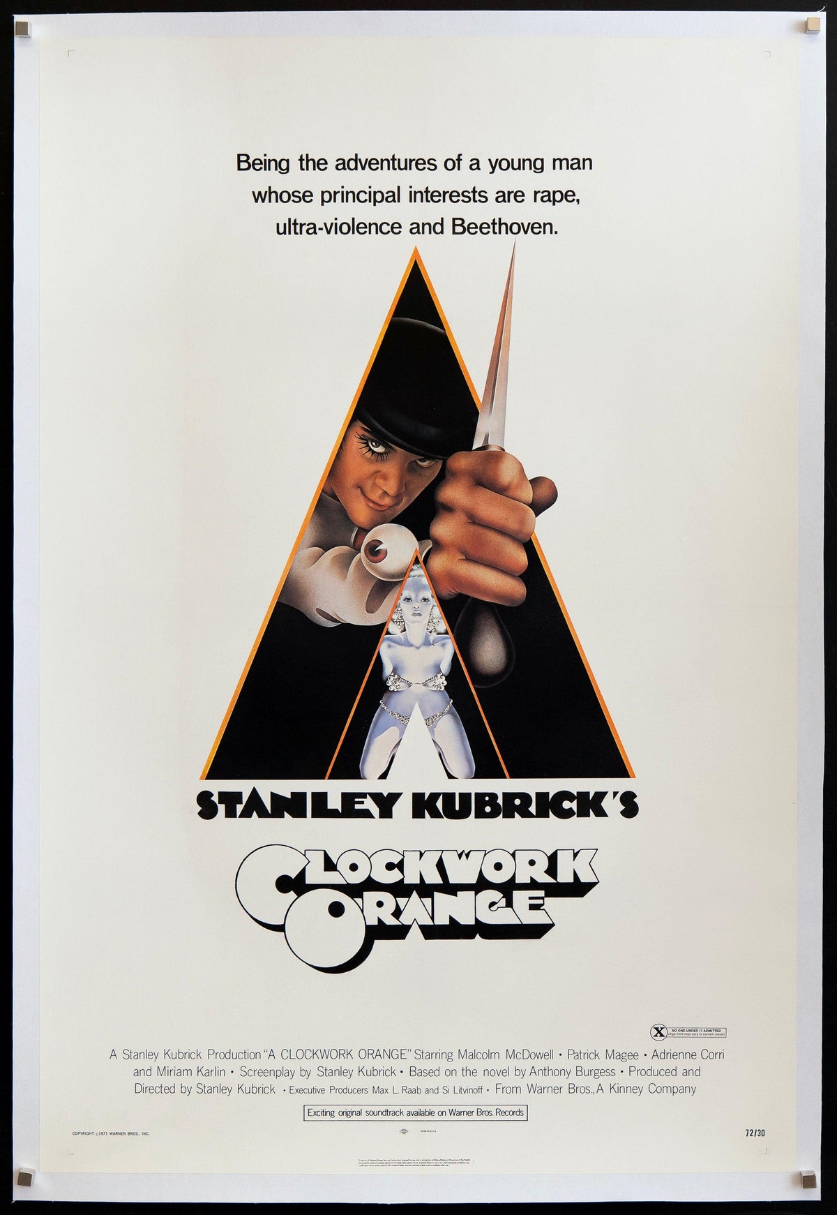 A Clockwork Orange Original Vintage Movie Poster