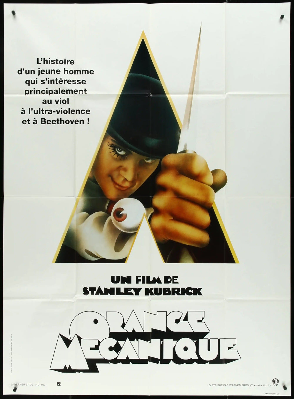 A Clockwork Orange Original Vintage Movie Poster