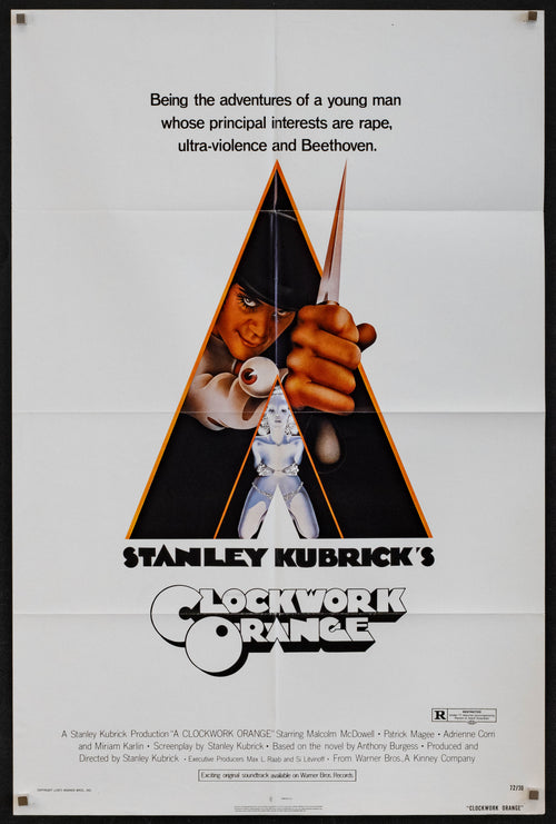 A Clockwork Orange Original Vintage Movie Poster