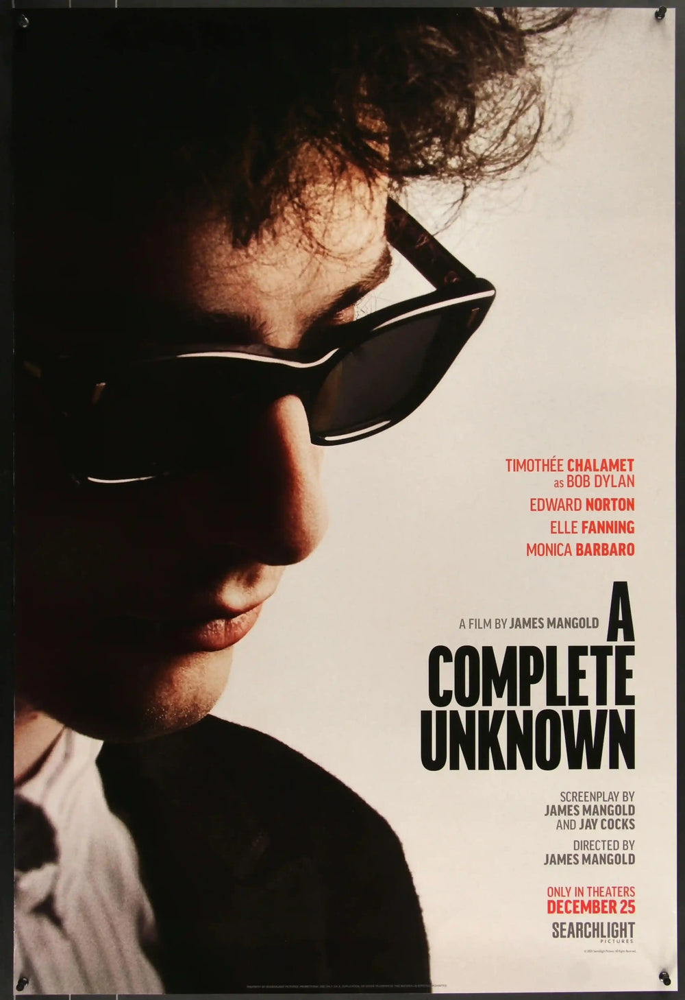A Complete Unknown Original Vintage Movie Poster