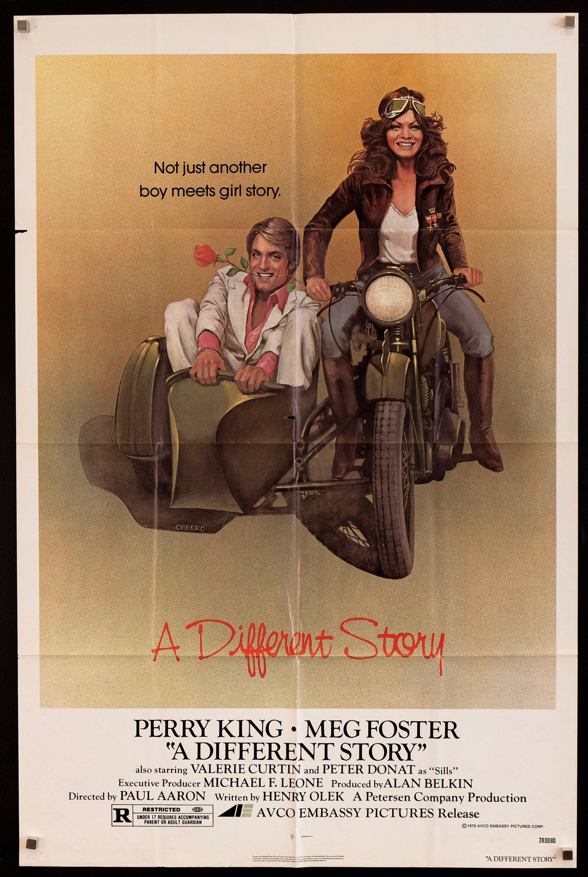A Different Story Original Vintage Movie Poster