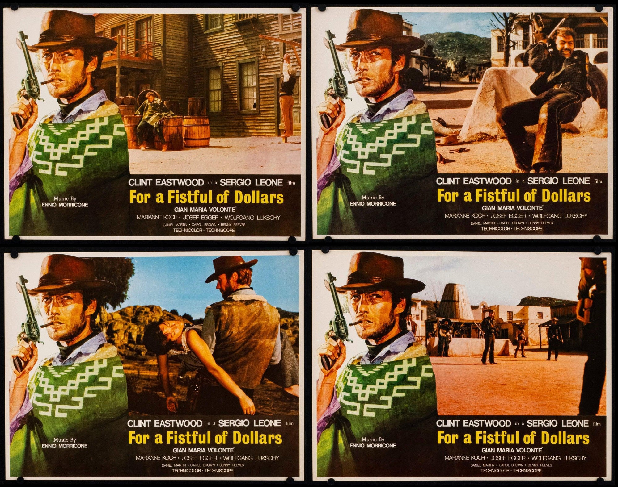 A Fistful of Dollars Original Vintage Movie Poster