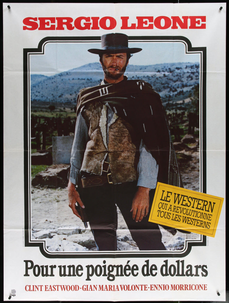 A Fistful of Dollars French 1 panel (47x63) Original Vintage Movie Poster