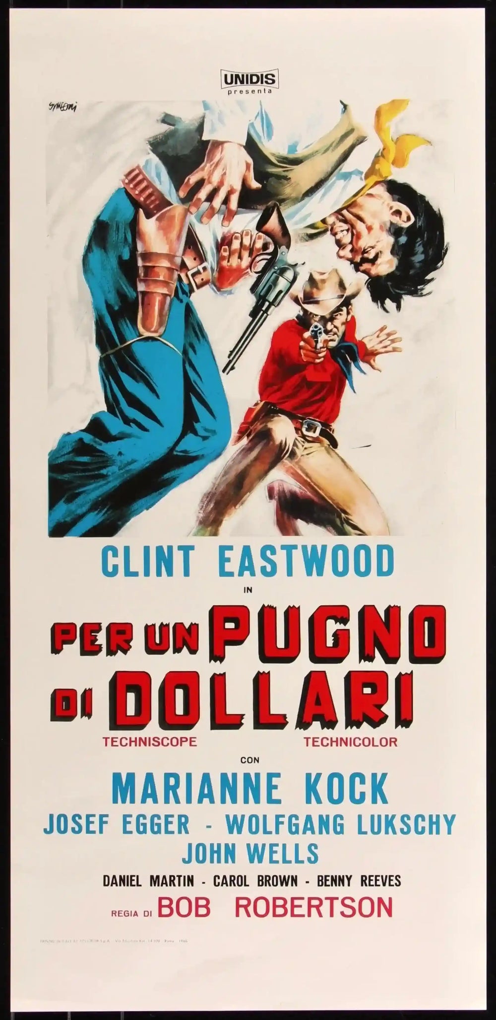 A Fistful of Dollars Original Vintage Movie Poster