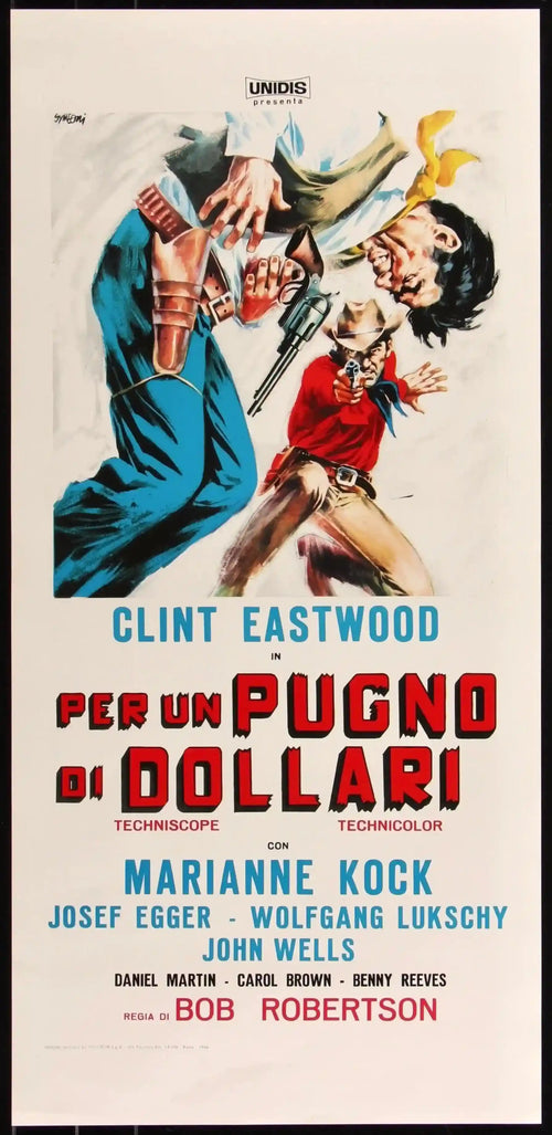A Fistful of Dollars Original Vintage Movie Poster