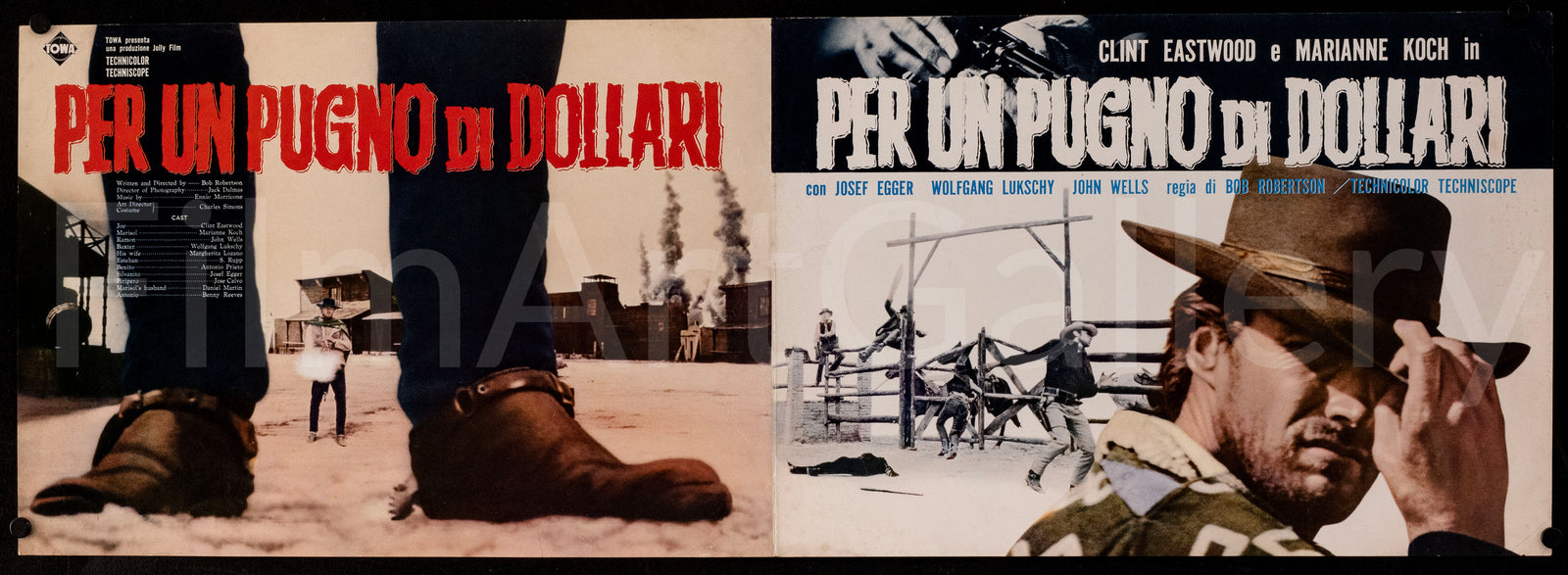 A Fistful of Dollars Original Vintage Movie Poster