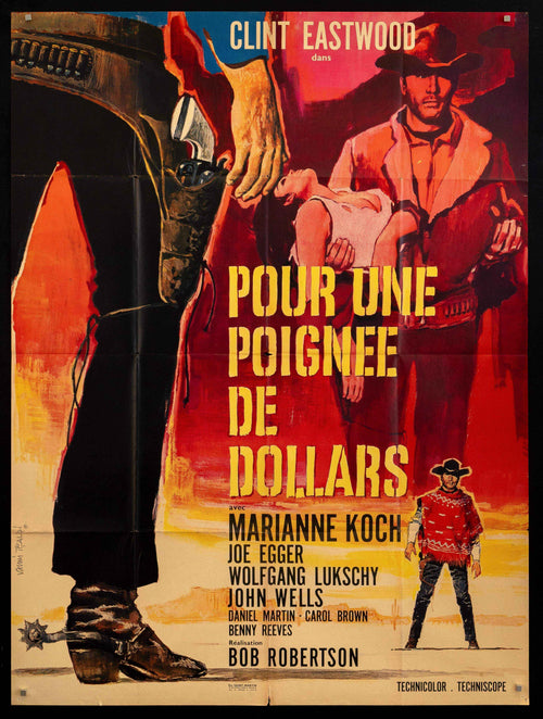 A Fistful of Dollars Original Vintage Movie Poster