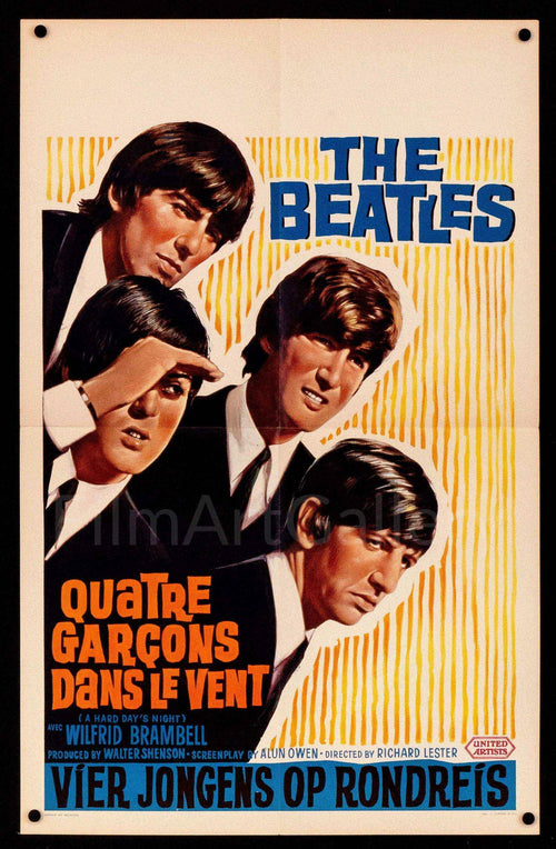 A Hard Day's Night Original Vintage Movie Poster