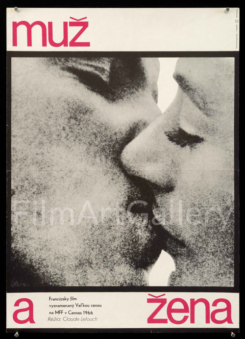 A Man and A Woman (Un Homme et Une Femme) Original Vintage Movie Poster