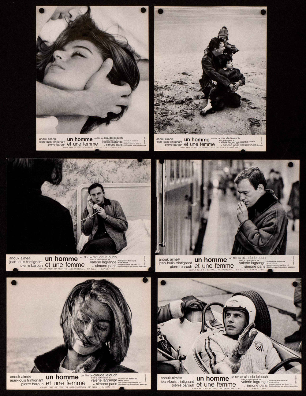 A Man and a Woman (Un Homme et Une Femme) Original Vintage Movie Poster