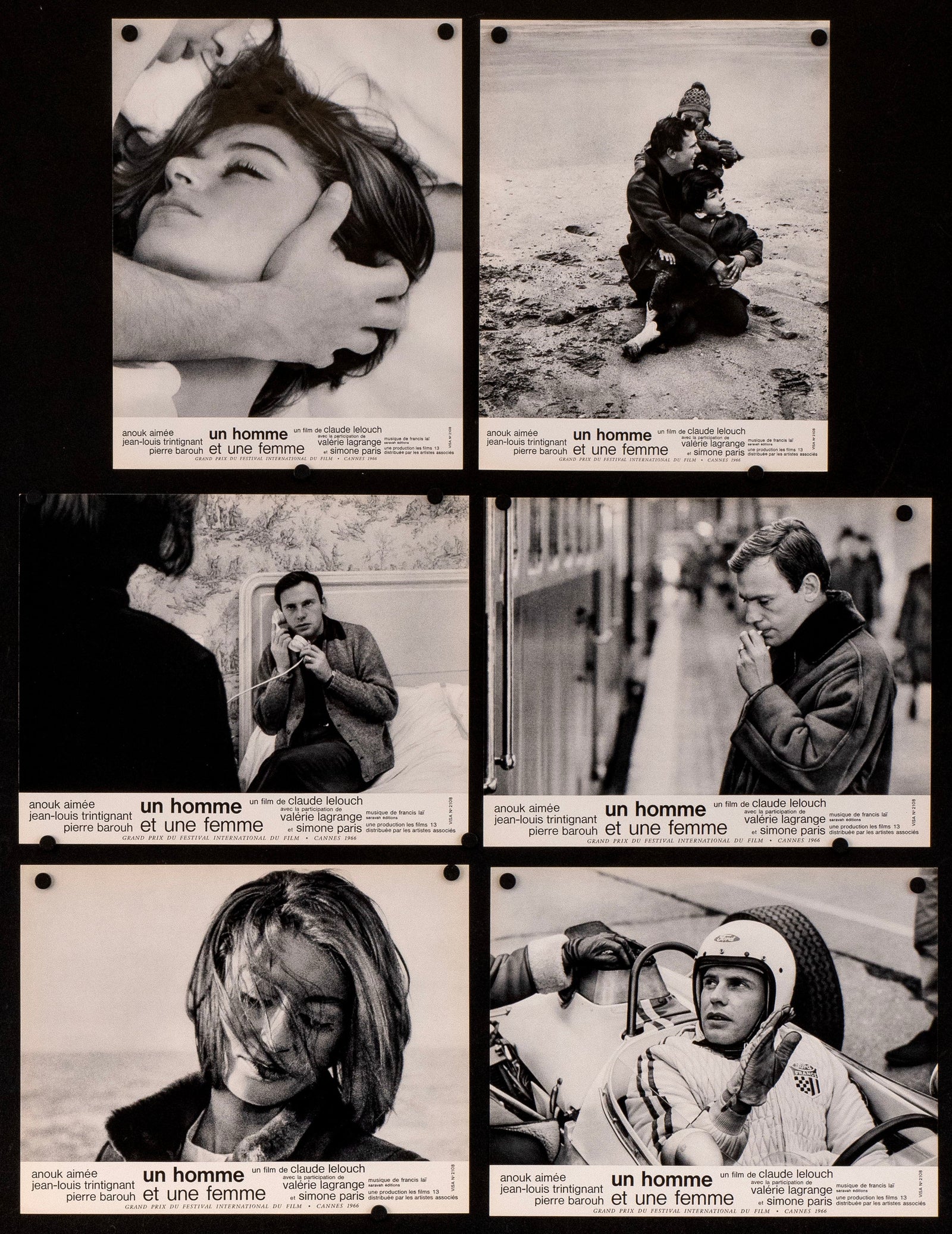 A Man and a Woman (Un Homme et Une Femme) Original Vintage Movie Poster