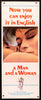 A Man and a Woman (Un Homme et Une Femme) Original Vintage Movie Poster