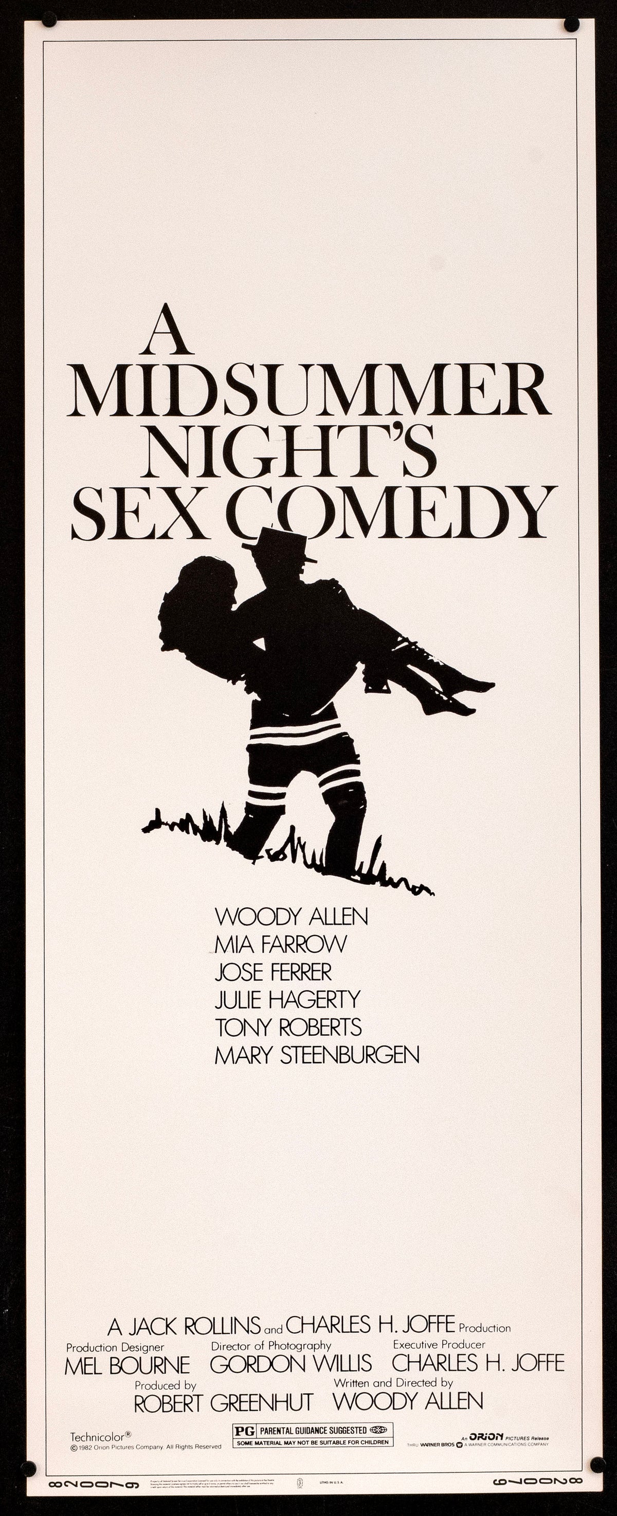 A Midsummer Night&#39;s Sex Comedy Original Vintage Movie Poster