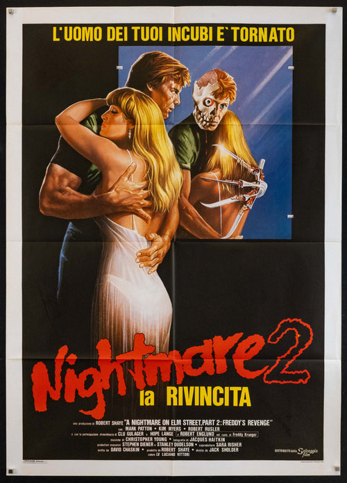 A Nightmare On Elm Street 2 Freddy's Revenge Original Vintage Movie Poster