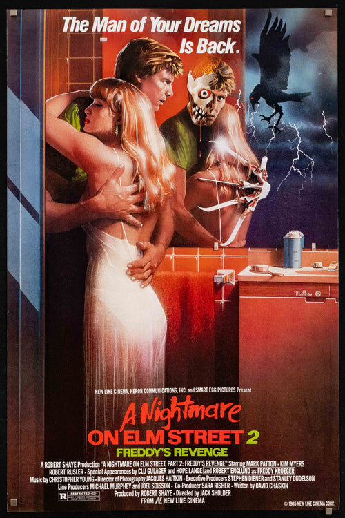 A Nightmare On Elm Street 2 Freddy's Revenge Original Vintage Movie Poster