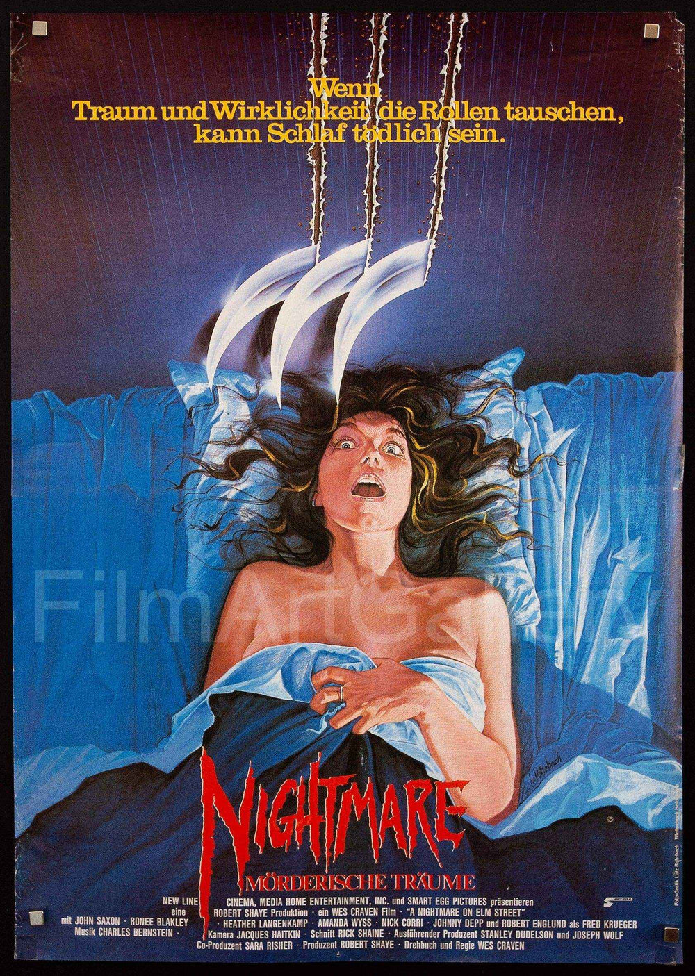 A Nightmare On Elm Street Original Vintage Movie Poster