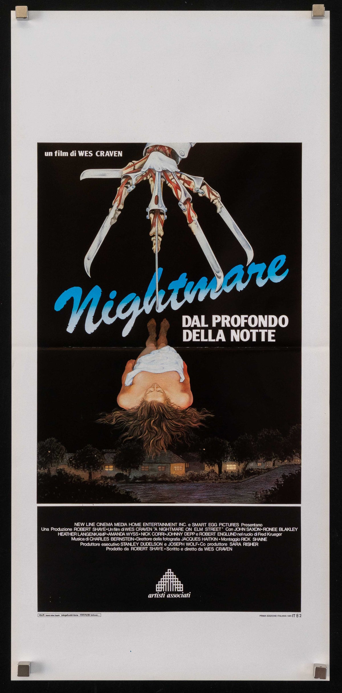 A Nightmare On Elm Street Original Vintage Movie Poster