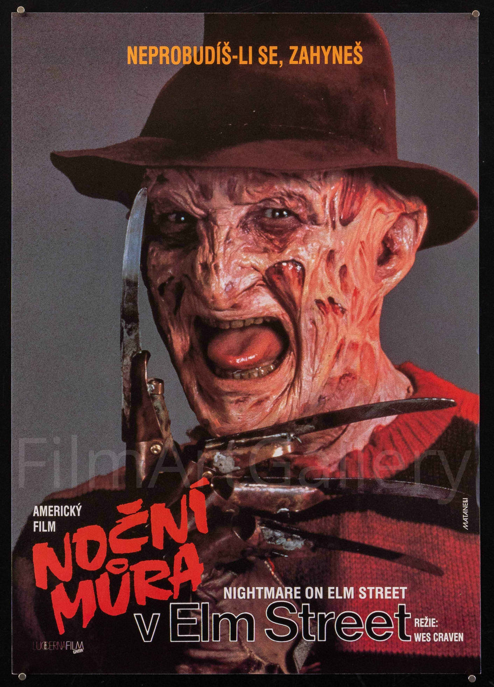 A Nightmare On Elm Street Original Vintage Movie Poster