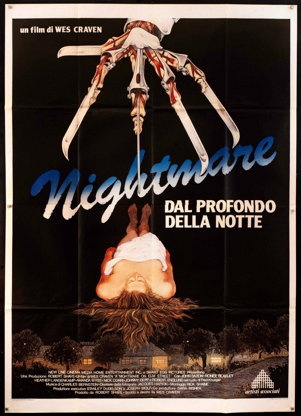 A Nightmare On Elm Street Original Vintage Movie Poster