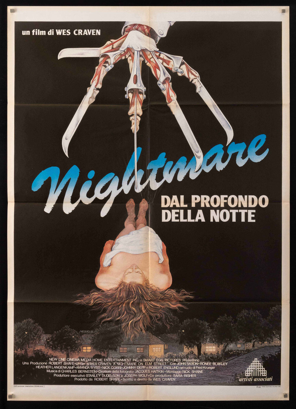 A Nightmare On Elm Street Original Vintage Movie Poster