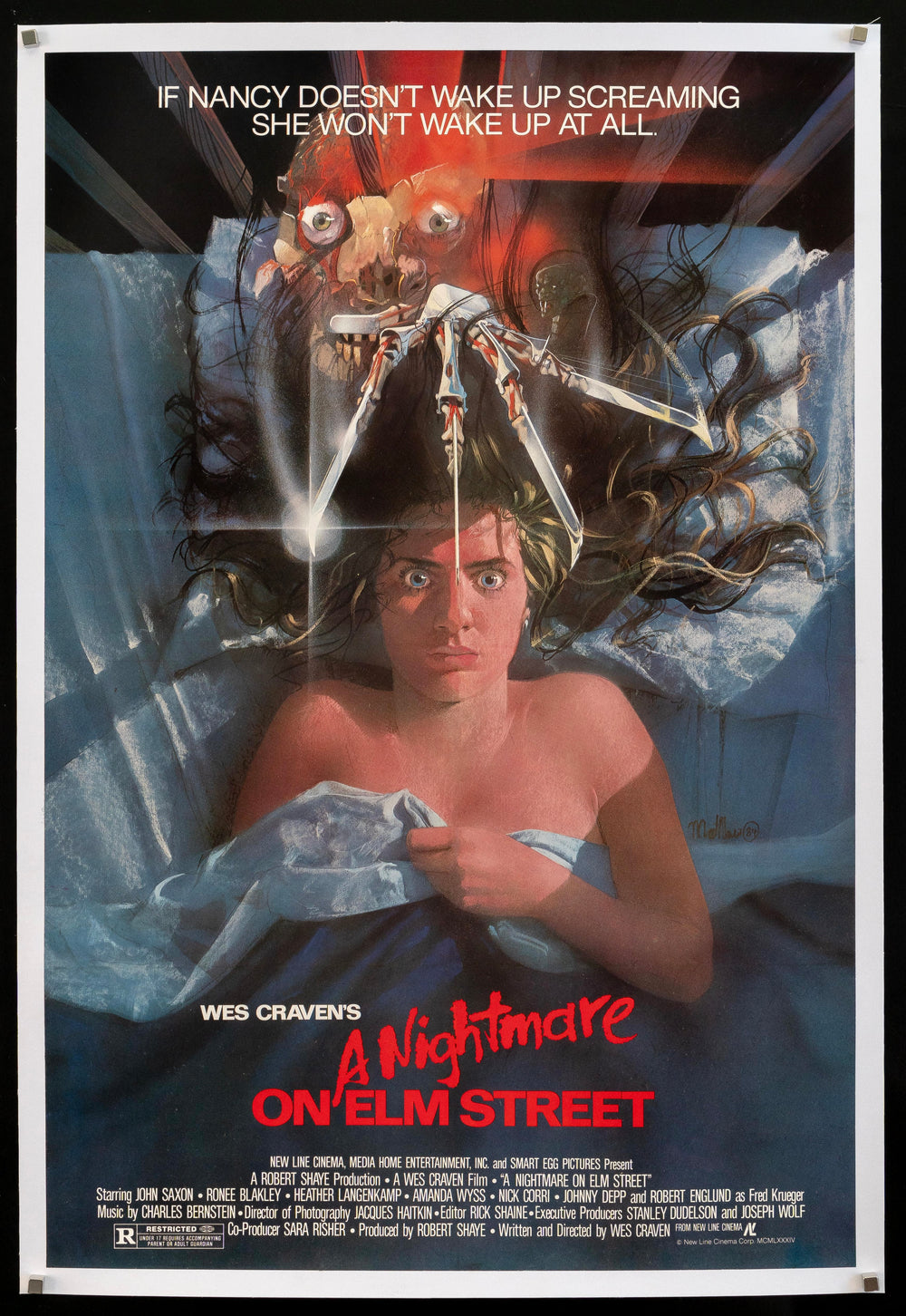 A Nightmare On Elm Street Original Vintage Movie Poster