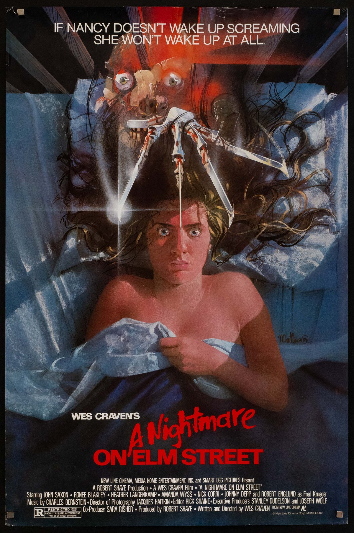 A Nightmare On Elm Street Original Vintage Movie Poster