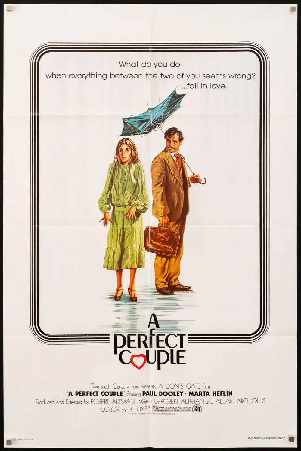 A Perfect Couple Original Vintage Movie Poster